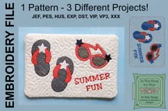 Patriotic Sunglasses Mug Rug or Doorknob Hanger Product Image 1