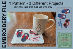 Patriotic Sunglasses Mug Rug or Doorknob Hanger Product Image 2