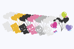 Flying Kitten Kawaii 3D SVG Product Image 2