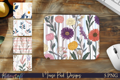 Floral Mouse Pad Designs | Botanical Desk Accessory | Wild Product Image 1