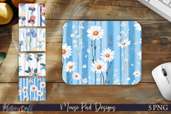 Chamomile Mouse Pad Designs | Botanical Desk Accessory Product Image 1
