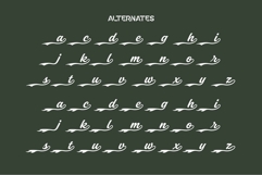 Floating Retro Script Font Bold Chicano Style Lettering Product Image 12