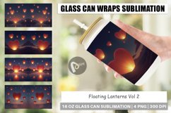 Glass Can Floating Lanterns Product Image 1