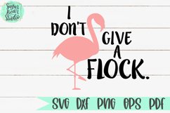 I Don't Give A Flock | A Funny SVG Product Image 2