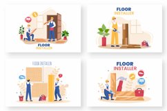 8 Floor Installation Cartoon Illustration Product Image 2