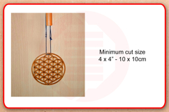 Laser cut Flower of Life Sacred Geometry Healing grid SVG Product Image 5