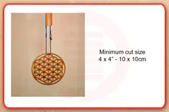Laser cut Flower of Life Sacred Geometry Healing grid SVG Product Image 5