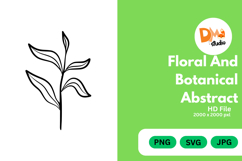 Floral and Botanical Abstract Product Image 1