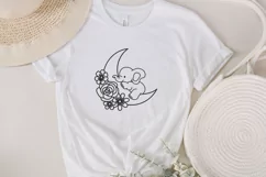 floral baby elephant svg