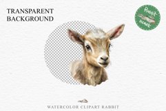 Floral Baby Goat Farm Animals Clipart PNG Scrapbooking Image Nursery Watercolor  Transparent Print invitation shirt designs sublimation kids printable digital watercolor baby Goat floral, flowers wreath clipart, sublimation nursery drawing, farm animals