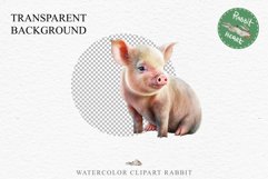 Floral Baby Goat Farm Animals Clipart PNG Scrapbooking Image Nursery Watercolor  Transparent Print  shirt designs sublimation kids printable nursery wall art