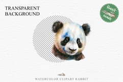 Floral Baby Panda Animals Clipart PNG Scrapbooking Nursery art Image Watercolor  Transparent Print invitation shirt designs sublimation kids printable digital watercolor floral baby Panda, scrapbooking clipart, sublimation nursery drawing, forest animals