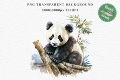Floral Baby Panda Animals Clipart PNG Scrapbooking Nursery art Image Watercolor  Transparent Print invitation shirt designs sublimation kids printable digital watercolor floral baby Panda, scrapbooking clipart, sublimation nursery drawing, forest animals