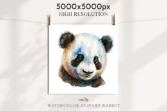 Floral Baby Panda Animals Clipart PNG Scrapbooking Nursery art Image Watercolor  Transparent Print invitation shirt designs sublimation kids printable digital watercolor floral baby Panda, scrapbooking clipart, sublimation nursery drawing, forest animals