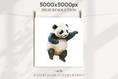Floral Baby Panda Animals Clipart PNG Scrapbooking Nursery art Image Watercolor  Transparent Print invitation shirt designs sublimation kids printable digital watercolor floral baby Panda, scrapbooking clipart, sublimation nursery drawing, forest animals
