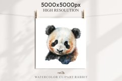 Floral Baby Panda Animals Clipart PNG Scrapbooking Nursery art Image Watercolor  Transparent Print invitation shirt designs sublimation kids printable digital watercolor floral baby Panda, scrapbooking clipart, sublimation nursery drawing, forest animals