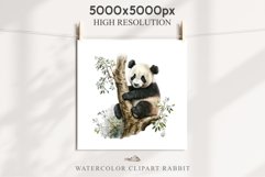 Floral Baby Panda Animals Clipart PNG Scrapbooking Nursery art Image Watercolor  Transparent Print invitation shirt designs sublimation kids printable digital watercolor floral baby Panda, scrapbooking clipart, sublimation nursery drawing, forest animals