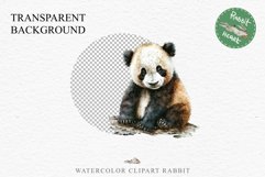 Floral Baby Panda Animals Clipart PNG Scrapbooking Nursery art Image Watercolor  Transparent Print invitation shirt designs sublimation kids printable digital watercolor floral baby Panda, scrapbooking clipart, sublimation nursery drawing, forest animals