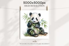 Floral Baby Panda Animals Clipart PNG Scrapbooking Nursery art Image Watercolor  Transparent Print invitation shirt designs sublimation kids printable digital watercolor floral baby Panda, scrapbooking clipart, sublimation nursery drawing, forest animals