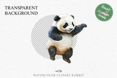 Floral Baby Panda Animals Clipart PNG Scrapbooking Nursery art Image Watercolor  Transparent Print invitation shirt designs sublimation kids printable digital watercolor floral baby Panda, scrapbooking clipart, sublimation nursery drawing, forest animals