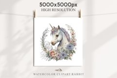 Floral Baby Unicorn Magic Fantasy Fairytales Clipart PNG Art Transparent Print for invitation t-shirt designs sublimation nursery wall kids printable digital watercolor Floral baby Unicorn png, flowers, magic fantasy clipart, fairytales rainbow colorful