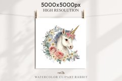 Floral Baby Unicorn Magic Fantasy Fairytales Clipart PNG Art Transparent Print for invitation t-shirt designs sublimation nursery wall kids printable digital watercolor Floral baby Unicorn png, flowers, magic fantasy clipart, fairytales rainbow colorful