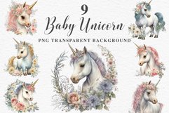 watercolor Floral baby Unicorn png, flowers, magic fantasy clipart, fairytales rainbow colorful Floral Baby Unicorn Magic Fantasy Fairytales Clipart PNG Art Transparent Print for invitation t-shirt designs sublimation nursery wall kids printable digital