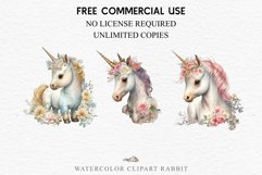 watercolor Floral baby Unicorn png, flowers, magic fantasy clipart, fairytales rainbow colorful Floral Baby Unicorn Magic Fantasy Fairytales Clipart PNG Art Transparent Print for invitation t-shirt designs sublimation nursery wall kids printable digital