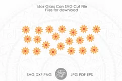  libbey glass svg showing daisy flowers 
