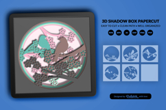 Floral Bird on Branches Layered Shadow Box Product Image 3