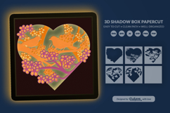 Floral Bird Layered Shadow Box Product Image 3