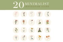 floral boho instagram highlight icons