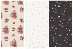 Romantic Spring digital paper pack, floral seamless pattern Product Image 2
