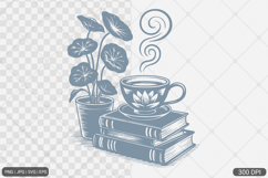 Floral Book SVG PNG Bundle Product Image 12