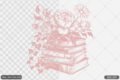 Floral Book SVG PNG Bundle Product Image 20
