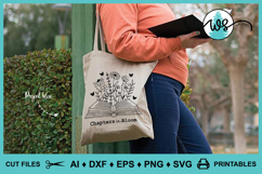 Floral Book SVG PNG Bundle Reading Book Quotes Sleeve Design Product Image 8