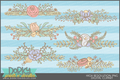 Inspirational Floral Clipart Bundle Product Image 2