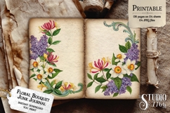 Floral Bouquet Junk Journal Pages Product Image 2