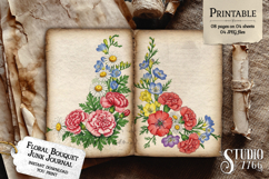 Floral Bouquet Junk Journal Pages Product Image 3