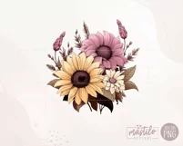 Floral bouquet png by Mastilo Designs