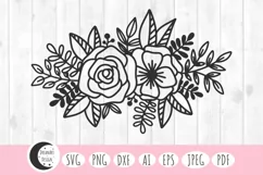 floral svg, flower svg, wildflower svg, spring svg