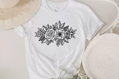 floral svg, flower svg, wildflower svg, spring svg