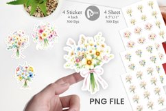 Floral Bouquets Sticker Product Image 1