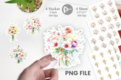 Floral Bouquets Sticker Product Image 1