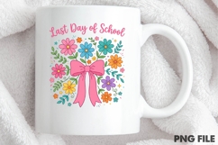 Floral Bow Summer Break Sublimation Design Product Image 4