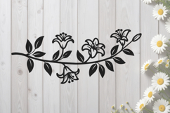 Floral Bouquet Lilies SVG Product Image 1