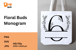 Floral Buds Monogram Product Image 1