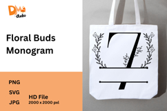 Floral Buds Monogram Product Image 1