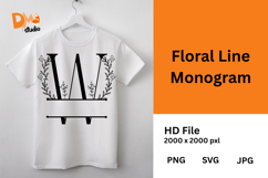 Floral Buds Monogram Product Image 1