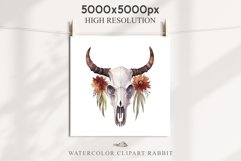 Floral Bull Skull Flowers Clipart PNG Scrapbooking Nursery Art Watercolor Transparent wedding invitation shirt designs sublimation printable bloom architecture  watercolor floral bull skull flowers clipart, sublimation nursery, wedding invitation